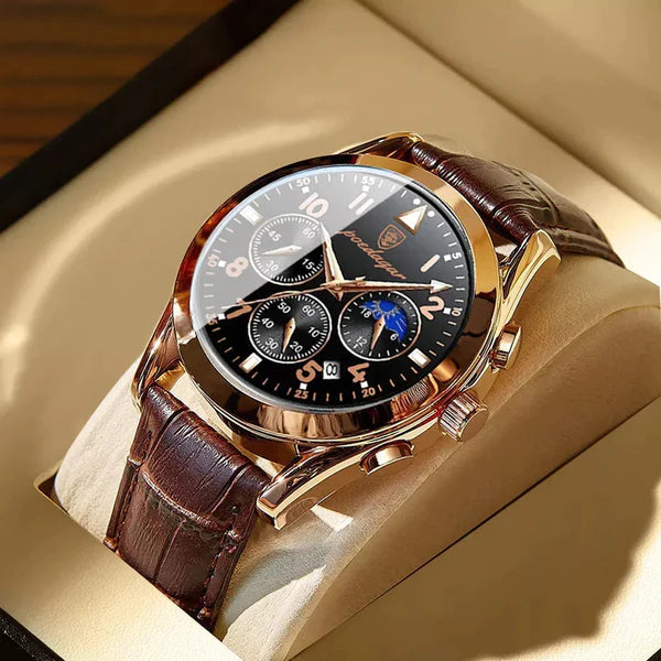 Promotion Montre suisse en cuir imperméable TCHAD
