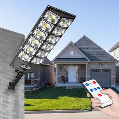 Lampadaire Solaire 200 W – Puissance et Automatisme, Sans Fil