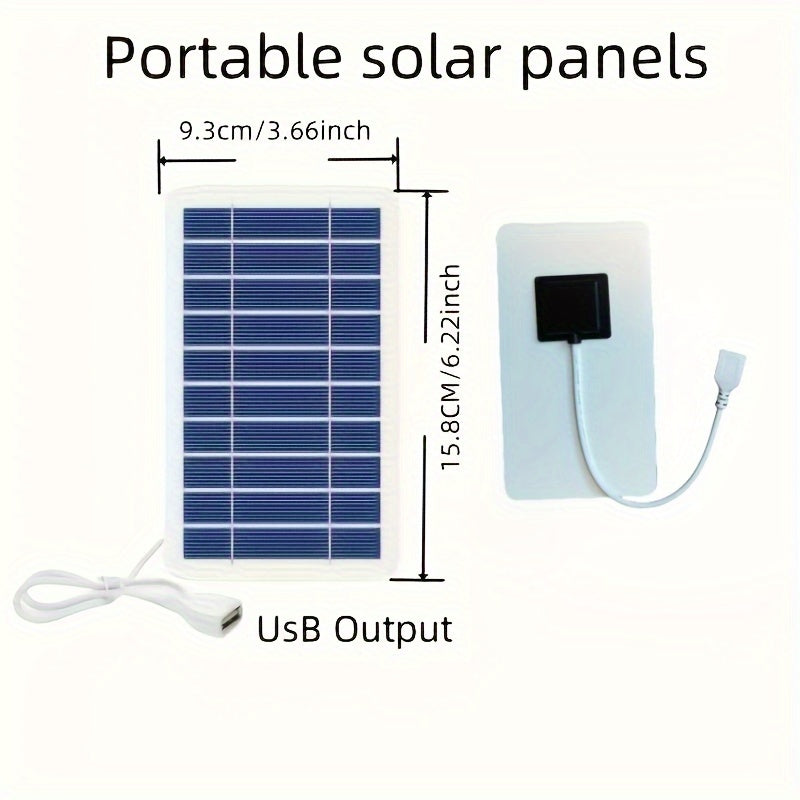 🌞 Panneau Solaire Portable Mini – L’énergie propre dans votre poche BRAZ