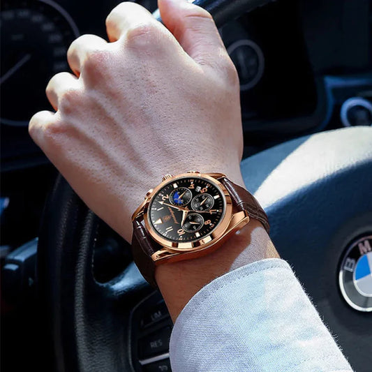 Promotion Montre suisse en cuir imperméable CIV