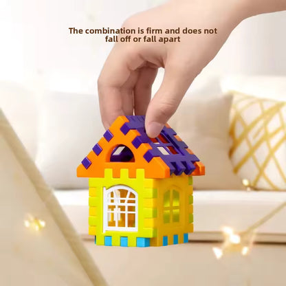 Ensemble de Blocs de Construction de maisons pour Enfants
