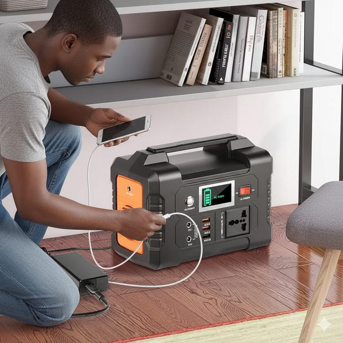 Générateur solaire de 200 W avec batterie de charge personnalisée GA