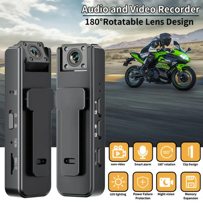 🎥 Mini Body Camera 1080P avec Audio
