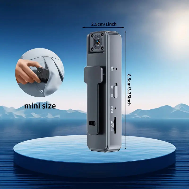 🎥 Mini Body Camera 1080P avec Audio