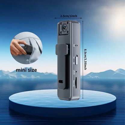 🎥 Mini Body Camera 1080P avec Audio